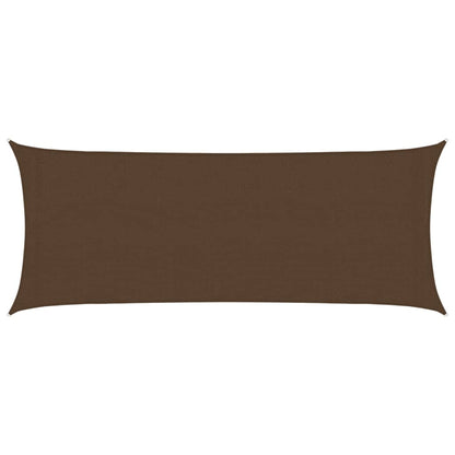 Sunshade Sail 160 g/m² Brown 2x5 m HDPE
