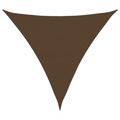 Sunshade Sail 160 g/m² Brown 6x6x6 m HDPE