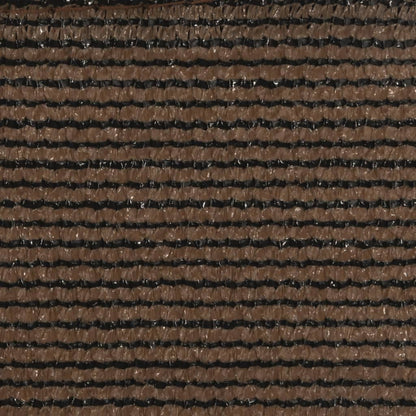 Sunshade Sail 160 g/m² Brown 6x6x6 m HDPE