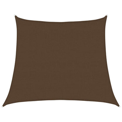 Sunshade Sail 160 g/m² Trapezium Brown 4/5x4 m HDPE