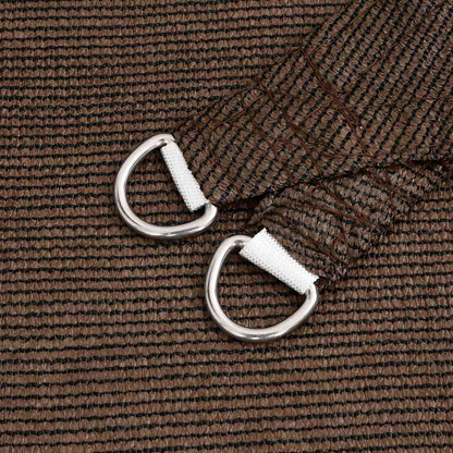 Sunshade Sail 160 g/m² Trapezium Brown 4/5x4 m HDPE