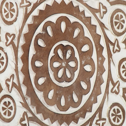 Hand-Carved Wall Panels 2 pcs MDF 40x40x1.5 cm