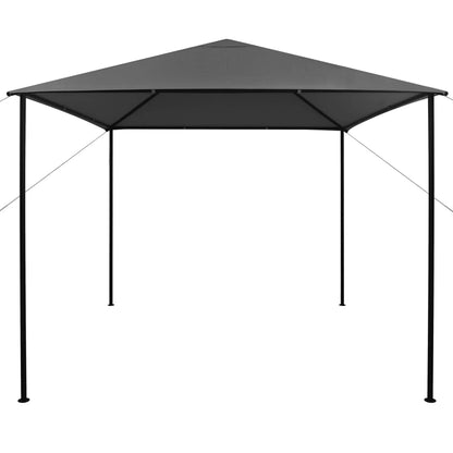 Gazebo 3x3 m Anthracite Fabric and Steel 180 g/m²