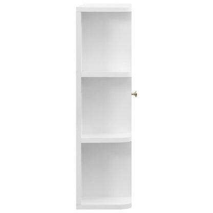 Bathroom Mirror Cabinet White 66x17x63 cm MDF