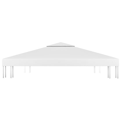 2-Tier Gazebo Top Cover 310 g/m² 3x3 m White