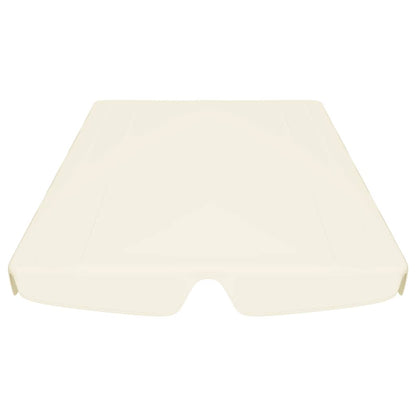 Replacement Canopy for Garden Swing Cream 188/168x145/110 cm