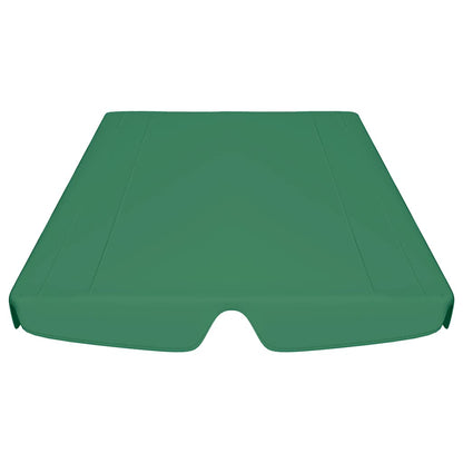 Replacement Canopy for Garden Swing Green 188/168x145/110 cm