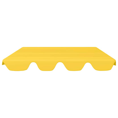 Replacement Canopy for Garden Swing Yellow 150/130x105/70 cm