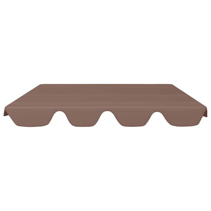 Replacement Canopy for Garden Swing Brown 150/130x105/70 cm