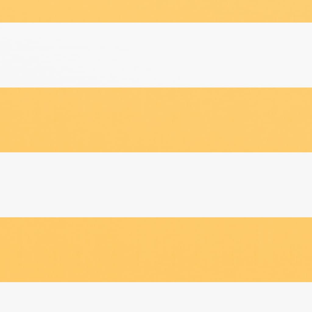 Balcony Screen White and Yellow 75x600 cm Oxford Fabric