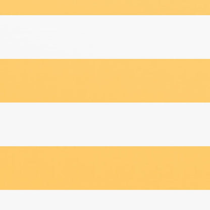 Balcony Screen White and Yellow 75x600 cm Oxford Fabric