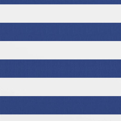 Balcony Screen White and Blue 120x300 cm Oxford Fabric