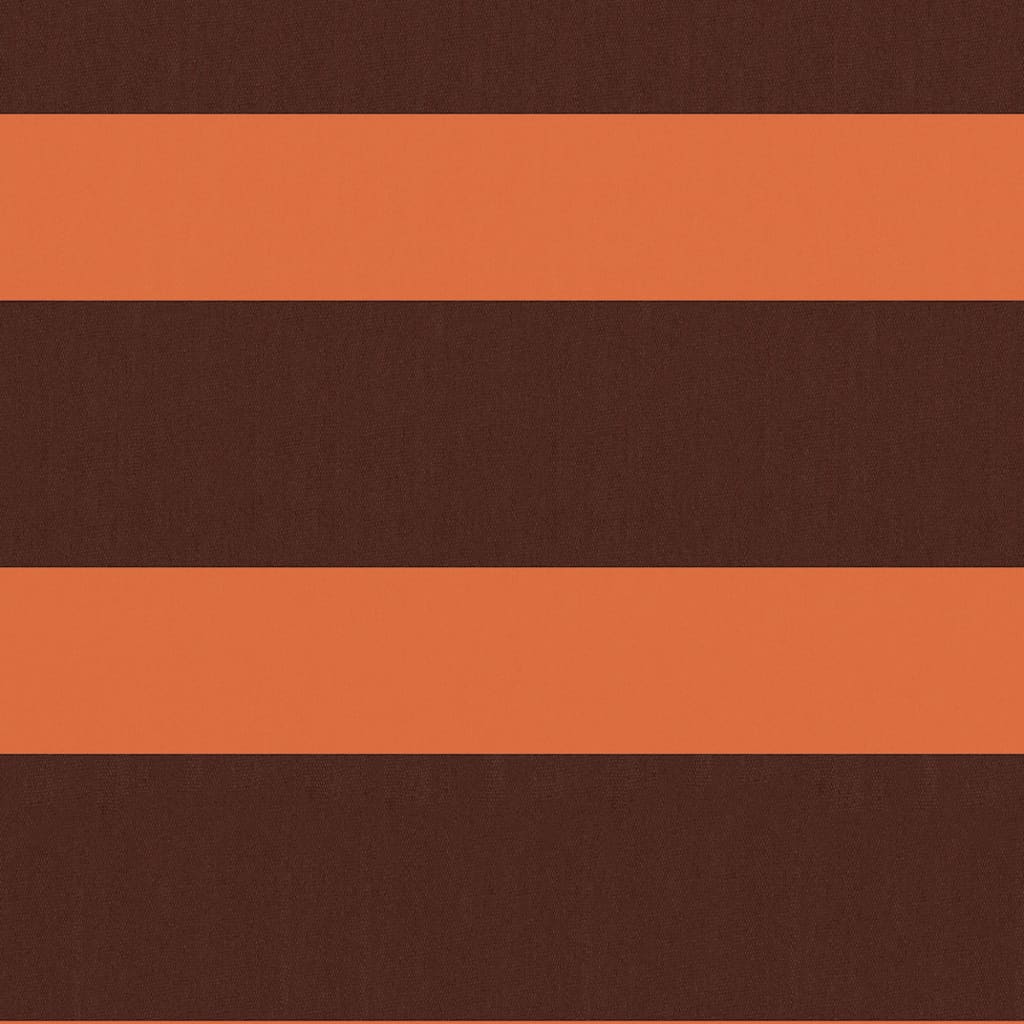 Balcony Screen Orange and Brown 90x300 cm Oxford Fabric