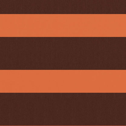 Balcony Screen Orange and Brown 90x300 cm Oxford Fabric