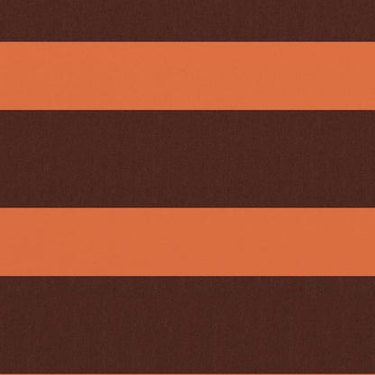 Balcony Screen Orange and Brown 90x400 cm Oxford Fabric