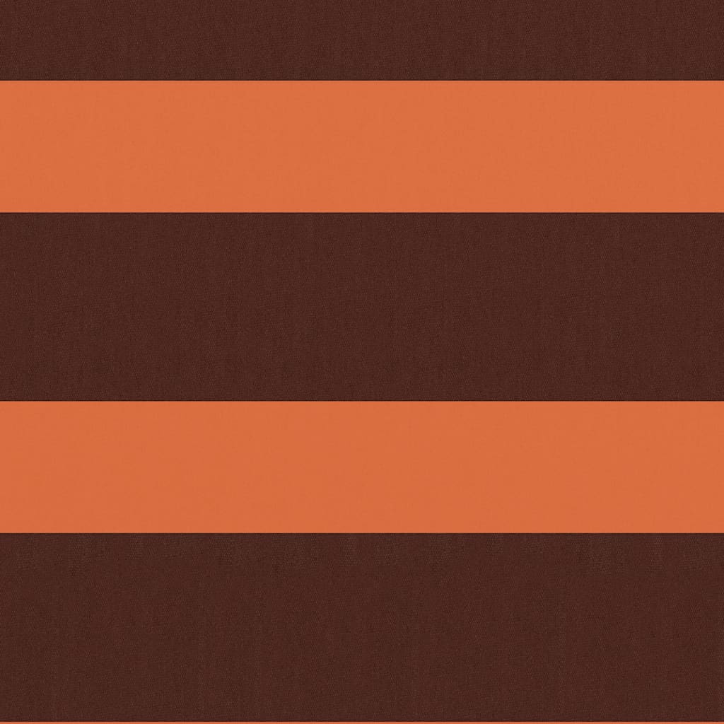 Balcony Screen Orange and Brown 90x500 cm Oxford Fabric