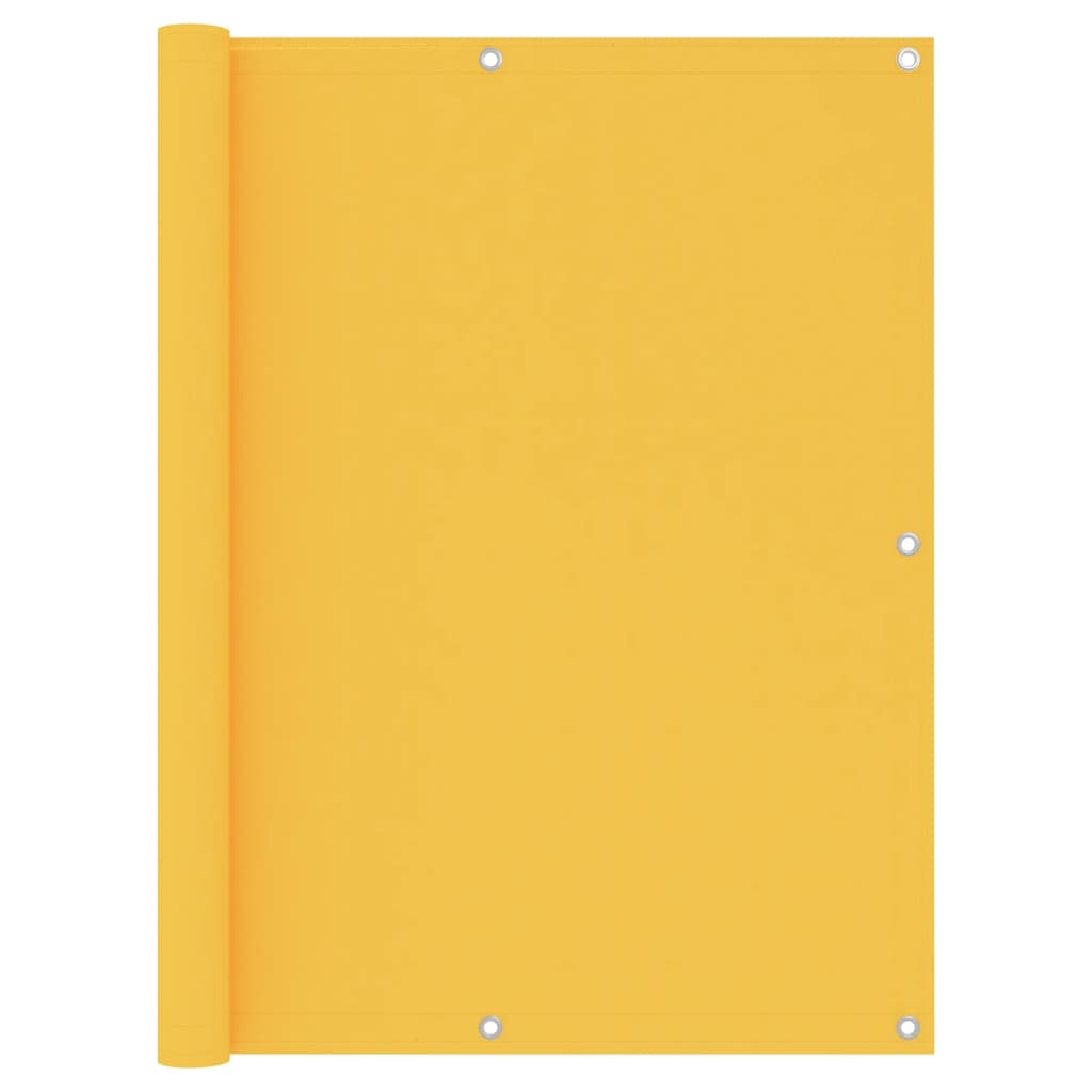 Balcony Screen Yellow 120x300 cm Oxford Fabric
