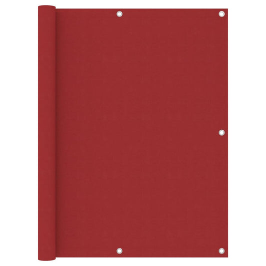 Balcony Screen Red 120x300 cm Oxford Fabric