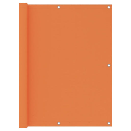 Balcony Screen Orange 120x500 cm Oxford Fabric