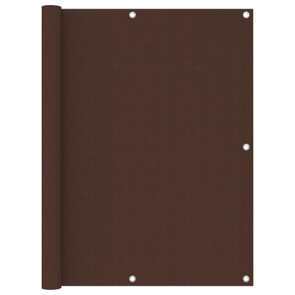 Balcony Screen Brown 120x300 cm Oxford Fabric