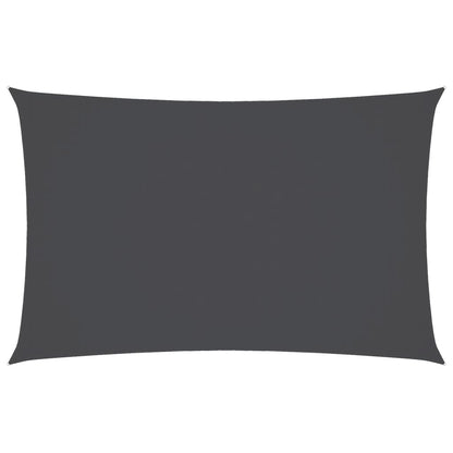Sunshade Sail Oxford Fabric Rectangular 3x6 m Anthracite
