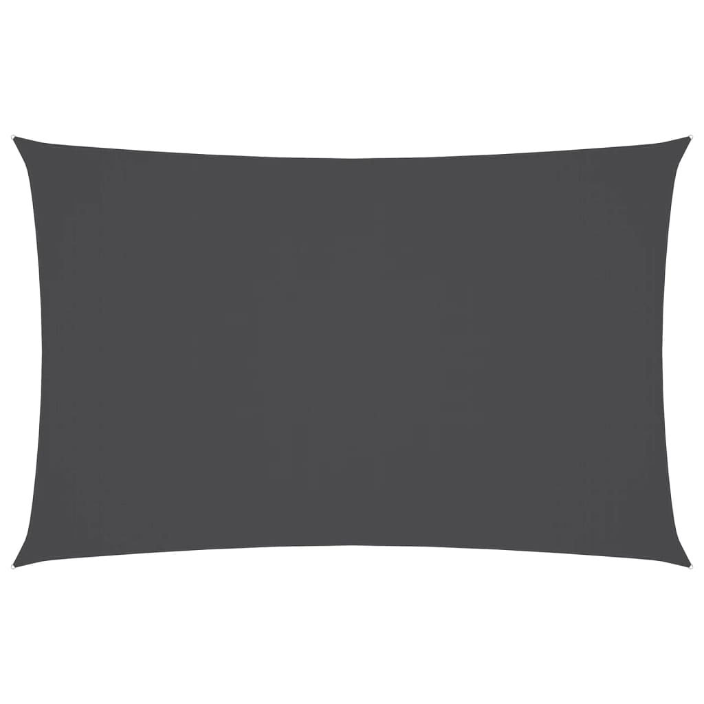 Sunshade Sail Oxford Fabric Rectangular 5x8 m Anthracite