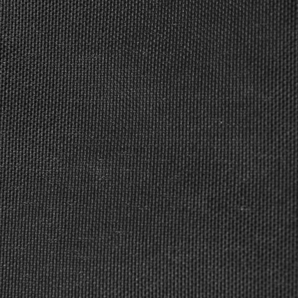 Sunshade Sail Oxford Fabric Triangular 5x6x6 m Anthracite