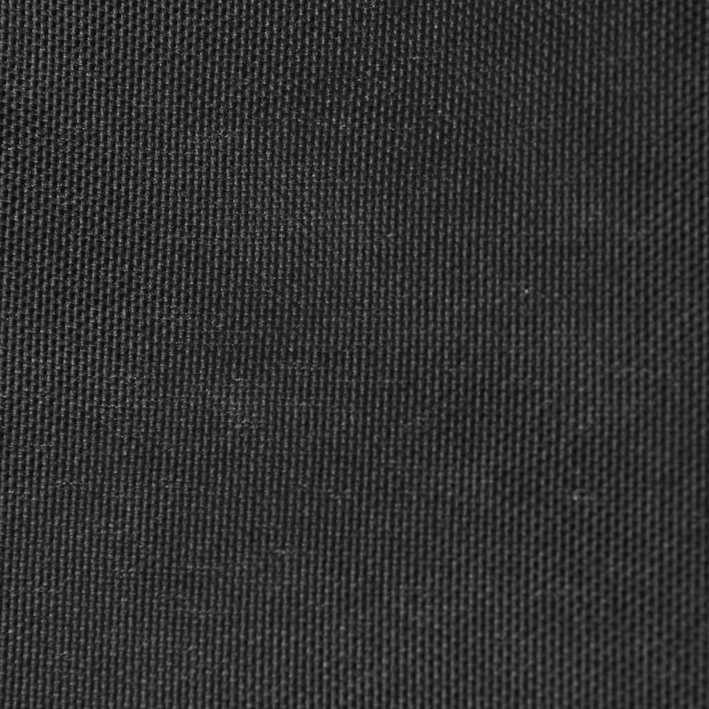 Sunshade Sail Oxford Fabric Triangular 4x5x6.4 m Anthracite