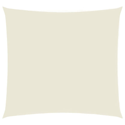 Sunshade Sail Oxford Fabric Square 5x5 m Cream