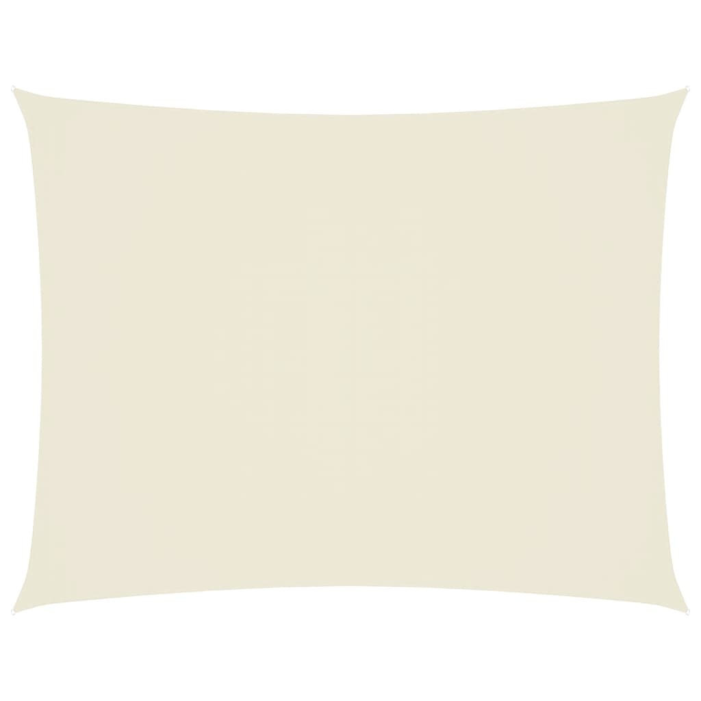 Sunshade Sail Oxford Fabric Rectangular 2x3.5 m Cream