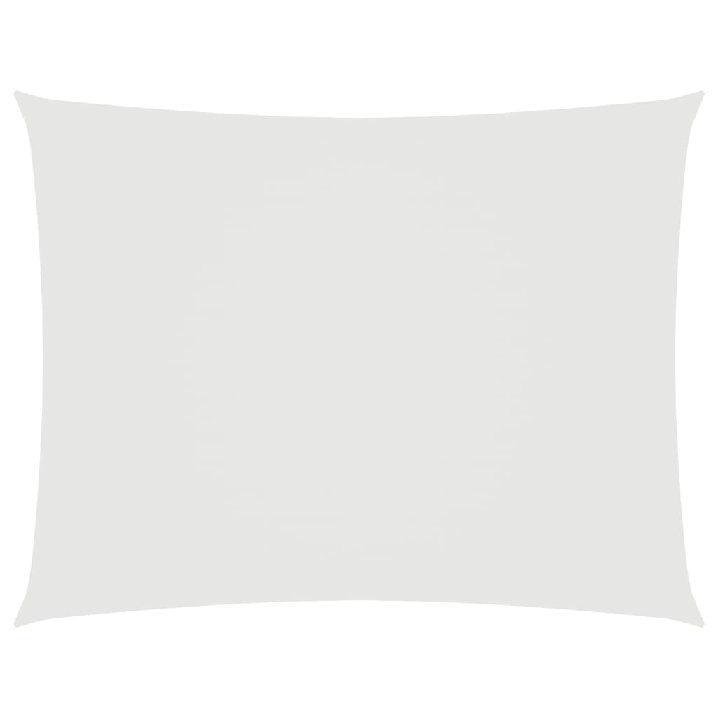 Sunshade Sail Oxford Fabric Rectangular 6x7 m White