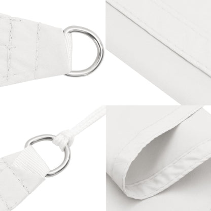 Sunshade Sail Oxford Fabric Triangular 3.5x3.5x4.9 m White