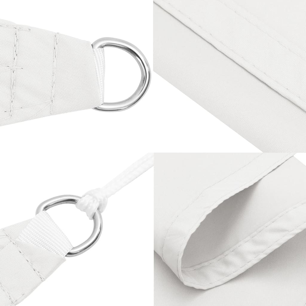 Sunshade Sail Oxford Fabric Triangular 4.5x4.5x4.5 m White