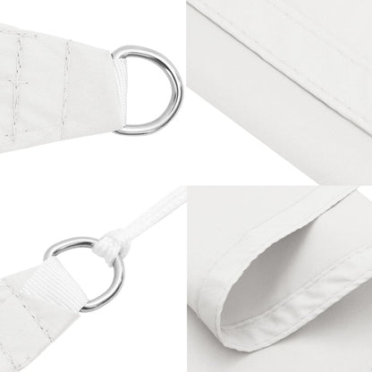 Sunshade Sail Oxford Fabric Triangular 4.5x4.5x4.5 m White