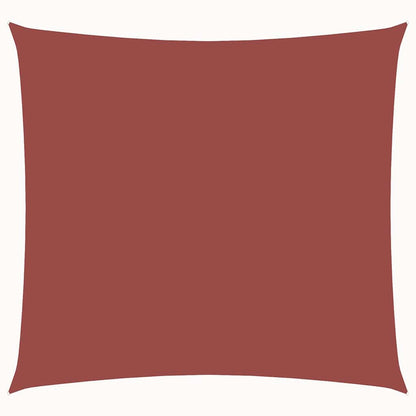 Sunshade Sail Oxford Fabric Square 3x3 m Terracotta