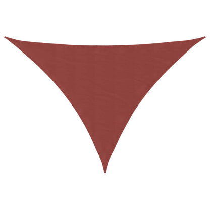 Sunshade Sail Oxford Fabric Triangular 3x4x5 m Terracotta