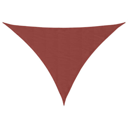 Sunshade Sail Oxford Fabric Triangular 4x5x6.4 m Terracotta