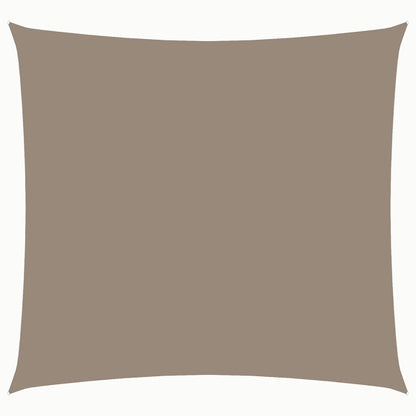 Sunshade Sail Oxford Fabric Square 5x5 m Taupe