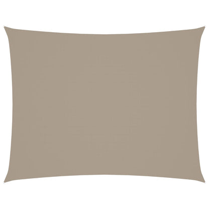 Sunshade Sail Oxford Fabric Rectangular 3x4.5 m Taupe