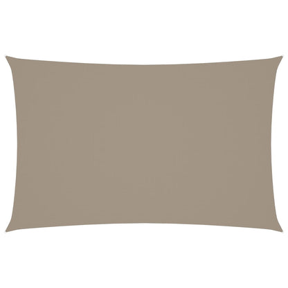 Sunshade Sail Oxford Fabric Rectangular 5x8 m Taupe