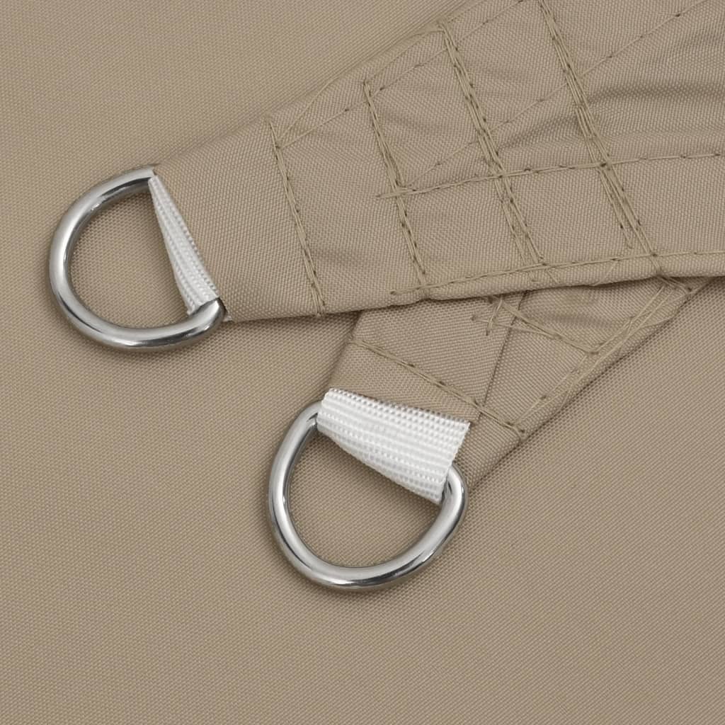 Sunshade Sail Oxford Fabric Triangular 3x3x4.24 m Taupe