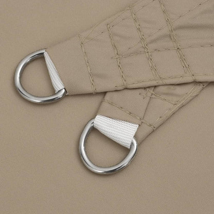 Sunshade Sail Oxford Fabric Triangular 3x3x4.24 m Taupe