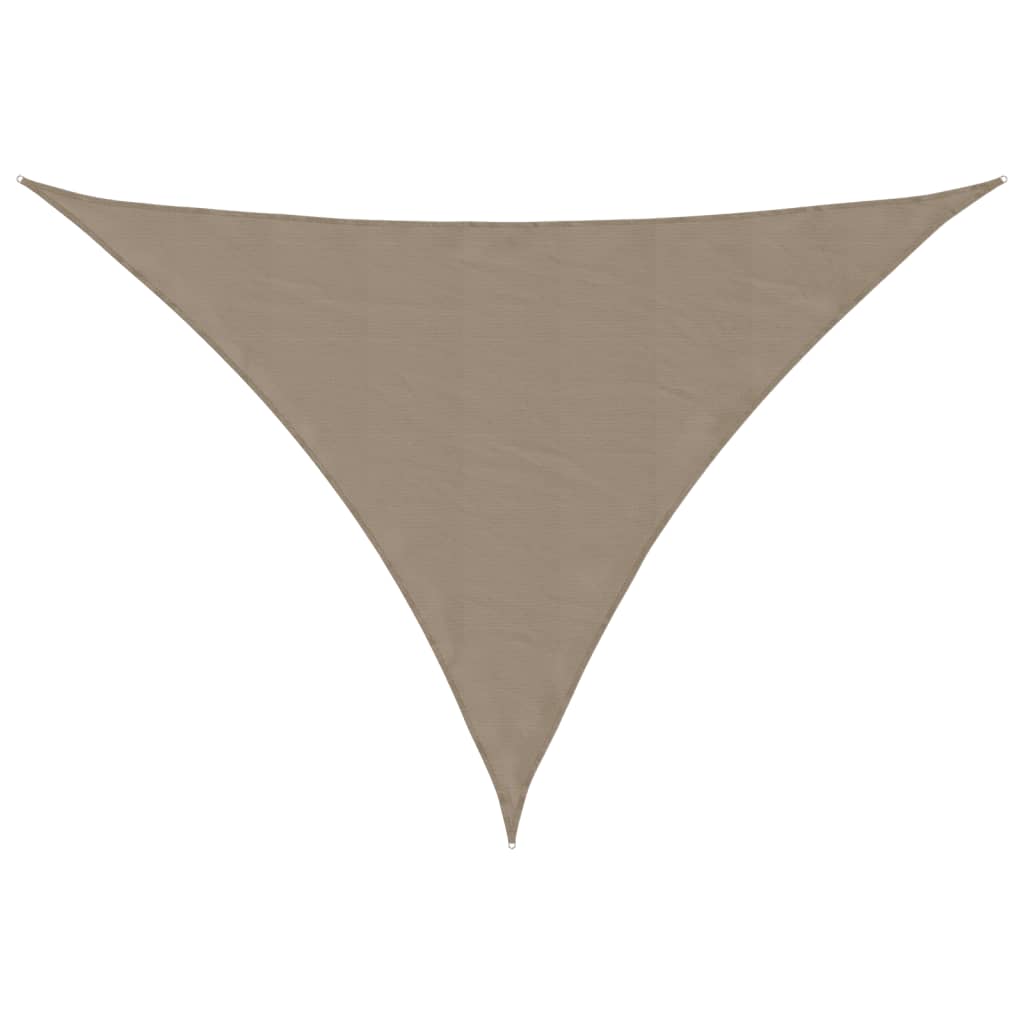 Sunshade Sail Oxford Fabric Triangular 4x4x5.8 m Taupe