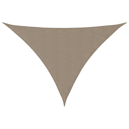 Sunshade Sail Oxford Fabric Triangular 4x4x5.8 m Taupe