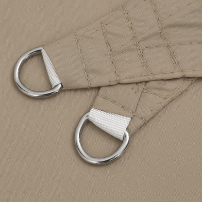 Sunshade Sail Oxford Fabric Triangular 4x4x5.8 m Taupe