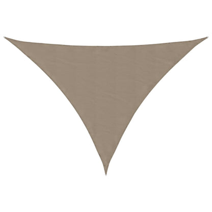 Sunshade Sail Oxford Fabric Triangular 4x5x6.4 m Taupe