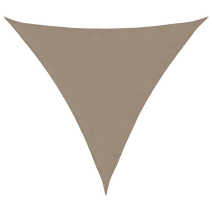 Sunshade Sail Oxford Fabric Triangular 6x6x6 m Taupe
