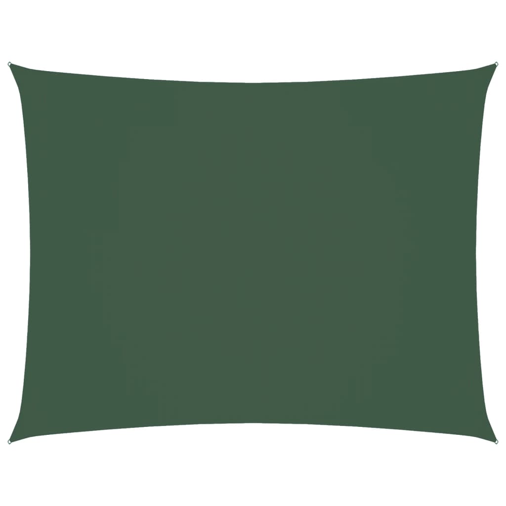 Sunshade Sail Oxford Fabric Rectangular 3.5x5 m Dark Green