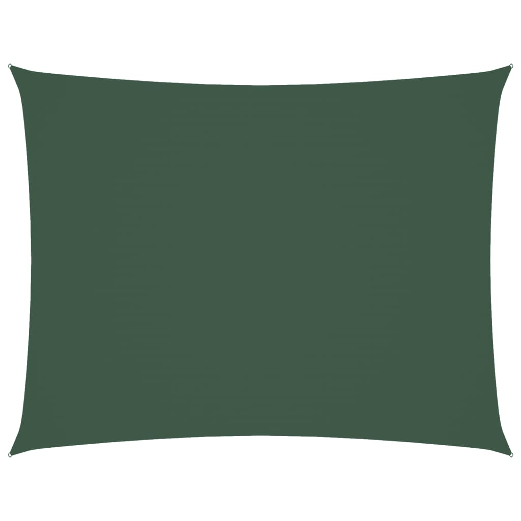 Sunshade Sail Oxford Fabric Rectangular 5x7 m Dark Green