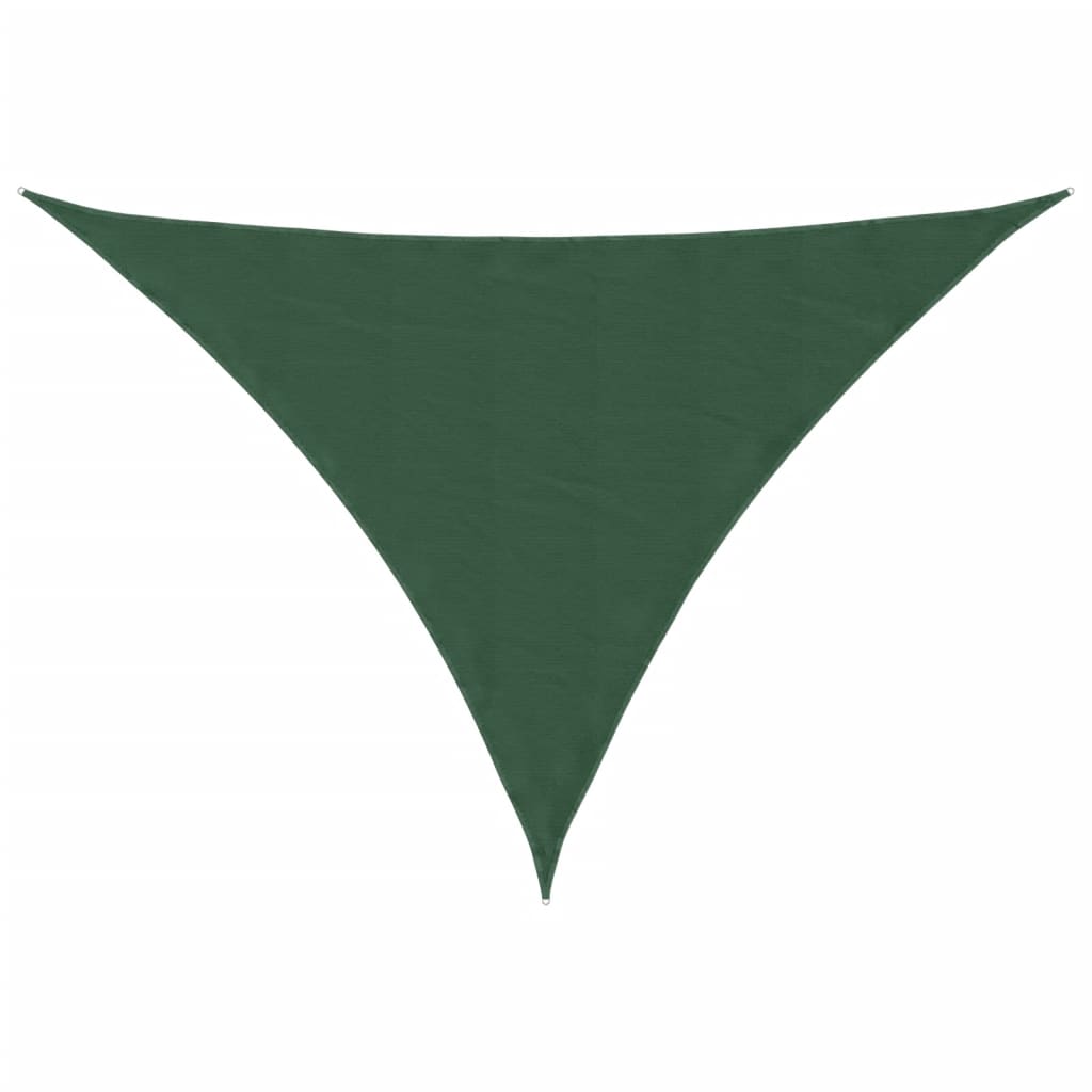 Sunshade Sail Oxford Fabric Triangular 3x4x4 m Dark Green